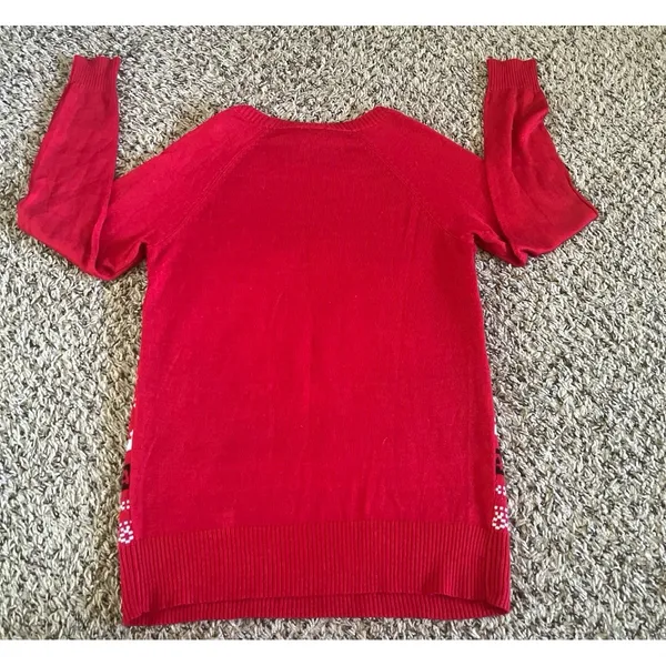 Star Wars Woman's R2D2 Red Ugly Christmas Sweater Size‎ XS - Image 7