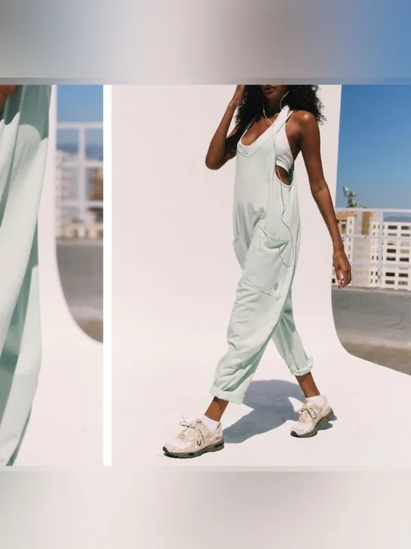 NWT Free People FP Movement Hot Shot Onesie - pistachio mint green - XL - Image 6