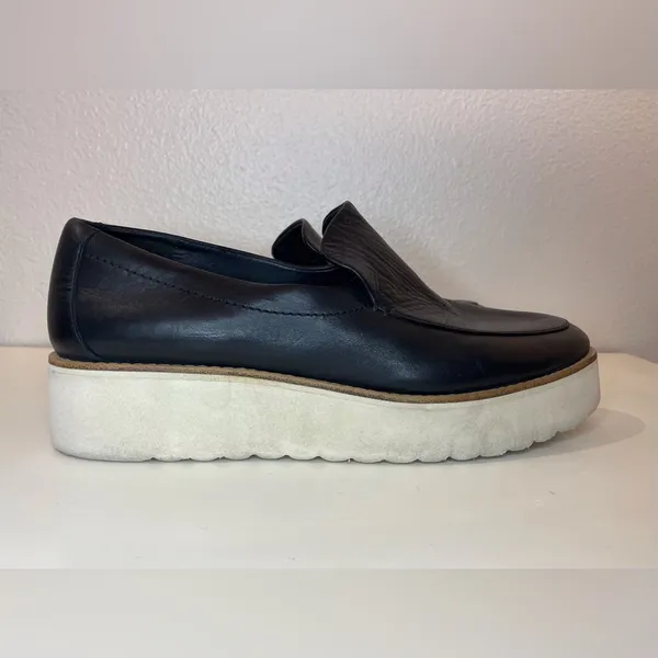 Vince‎ Women's Zeta Slip-On Platform Leather Sneakers Size 10 - Image 6