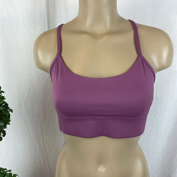 Thirdlove Purple Wire Free Racerback Athletic Sport Bra L - Image 2