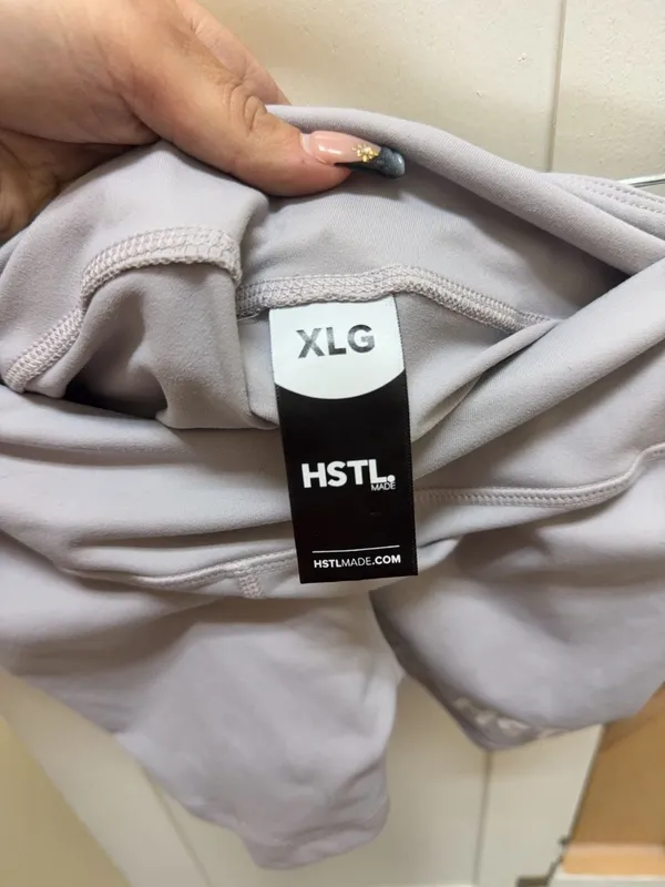 HSTL. MADE Women's Athletic Training Shorts Size XLG Gray - Image 3