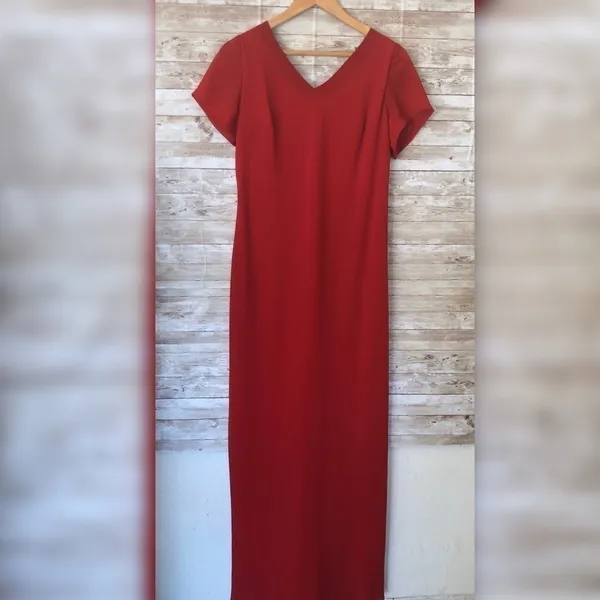 Kiki red formal back draped dress‎ Size XXL - Image 2