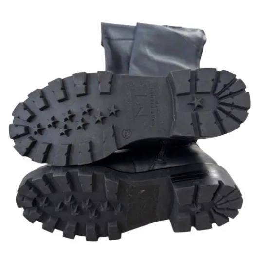 Marc Fisher LTD Ganven Black Over The Knee Lug Sole Moto Boots Size 6 NEW - Image 7