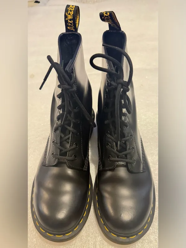 Dr. Martens 1460 Women's Black Lace-Up Combat Boots - Image 2