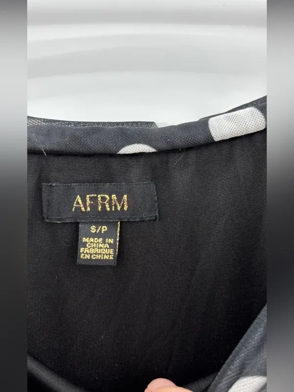 AFRM Thelma Dress in Diagonal Dot - Image 7