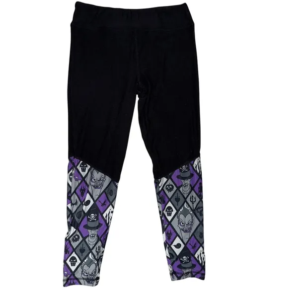 Disney black leggings women’s size medium villains Ursula, Hades, Maleficent - Image 4