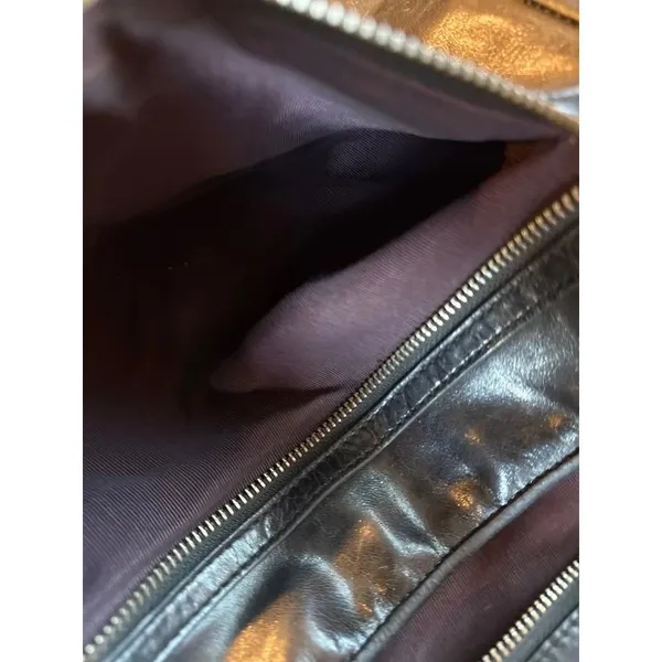 Charles David, black leather bag - Image 5
