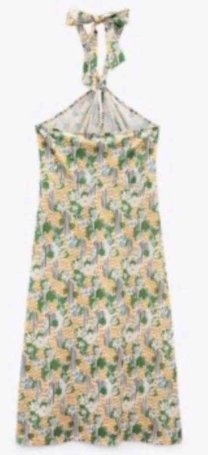 ZARA NWT Halter Top Midi Dress - Image 3