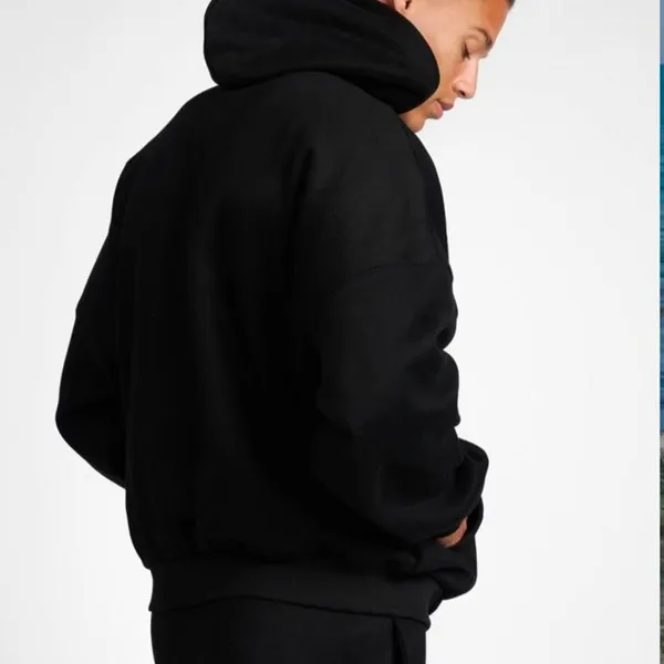 NWT COMFRT Cloud Zip Hoodie in midnight Black - Image 4