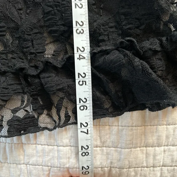 Dolls Kill Sexy Y2K sheer floral lace bow ribbon babydoll mini dress lingerie small - Image 4