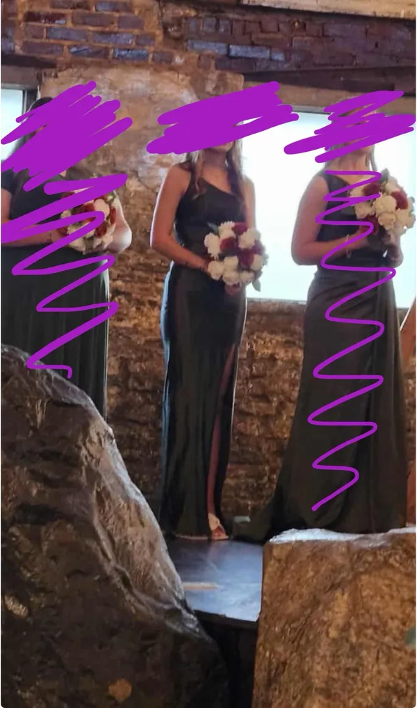 David's Bridal Bridesmaid Dress - Image 2