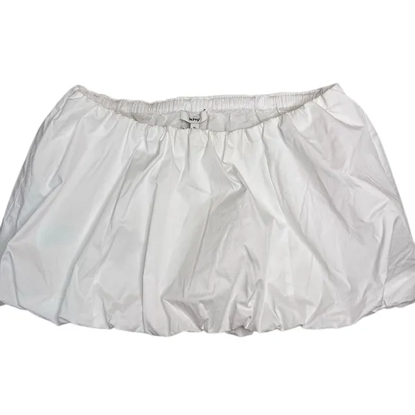 KHY POPLIN LOW RISE BUBBLE‎ MINI SKIRT Size XL Kylie Jenner Kardashians Trending - Image 4