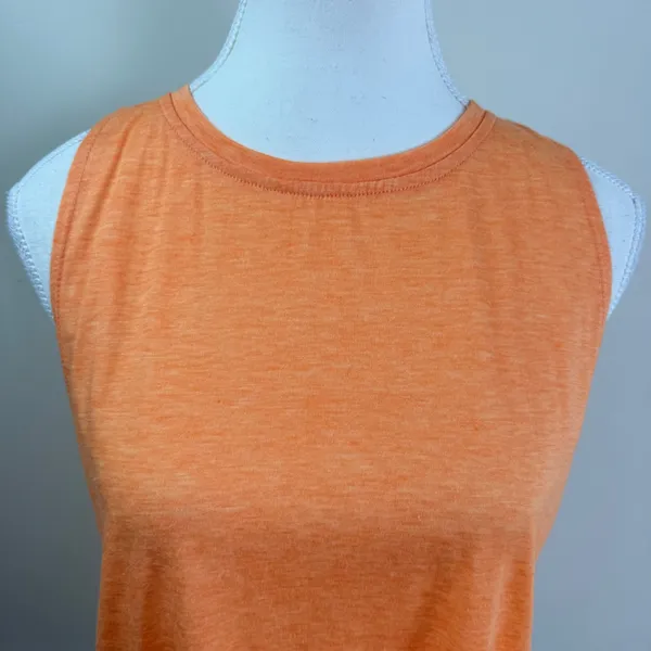 Icyzone Womens Orange Heathered Racerback Activewear Tank Top Size Large NWT - Image 4