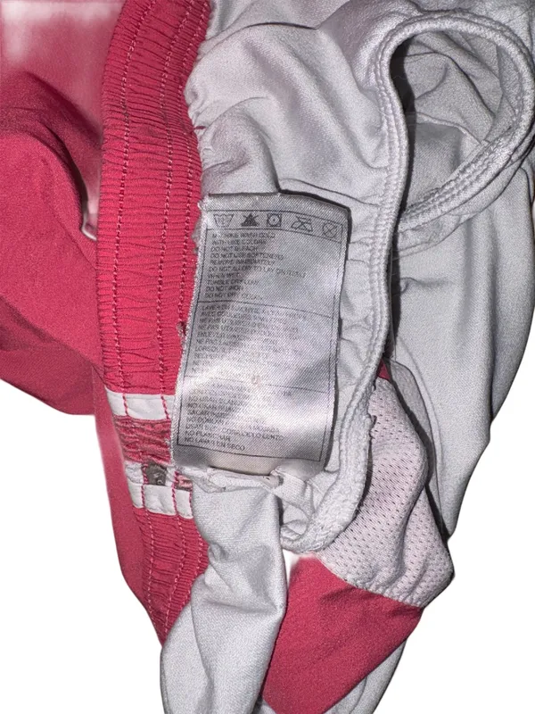 Nike Pink Gym Shorts with Side Panel Graphics - Image 9