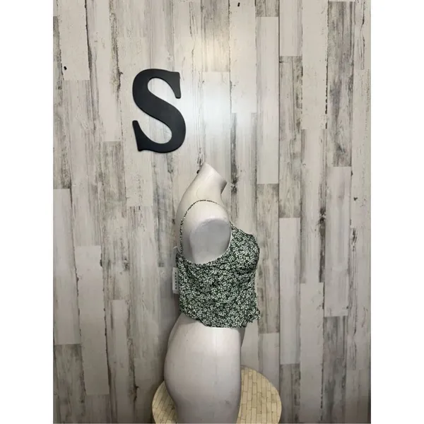 Floral green tank top Green - Image 6
