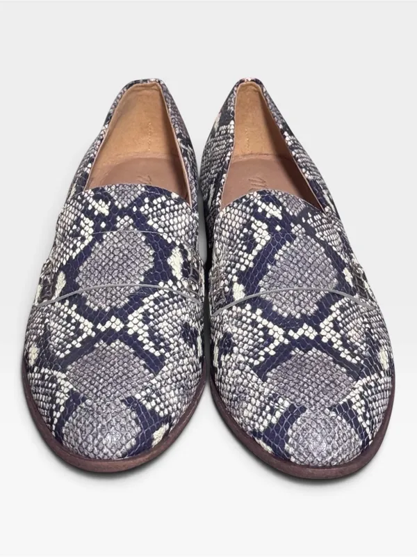 Madewell Alex Snakeskin Embossed Leather Loafers Size Women’s 7 - Image 2