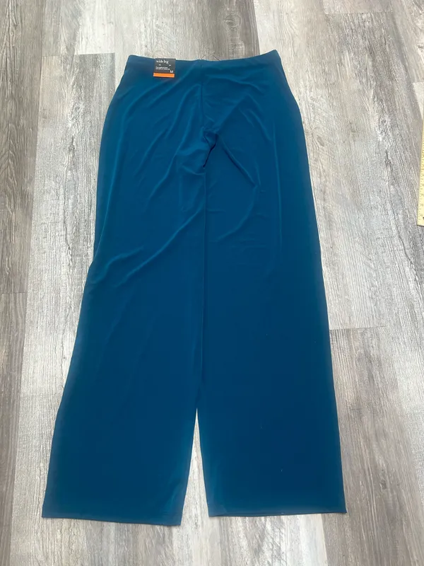 NWT Women’s Alfani Ocean Teal Wide Leg Pants Size Medium - Image 7