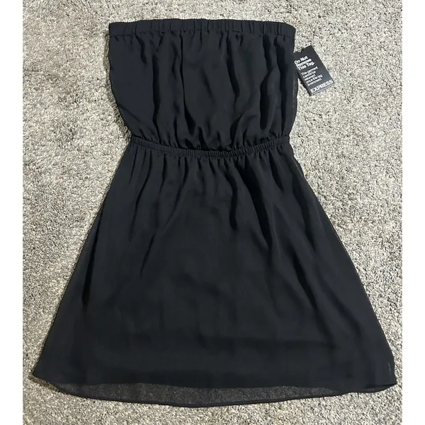 Express Strapless “little black dress” Optional Straps Size XS NEW Night Out Dance Party - Image 2