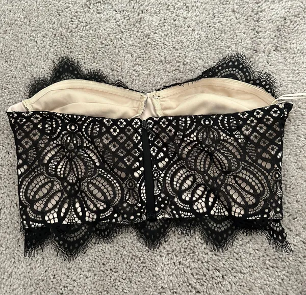 Super down Lace Crop Top - Image 3