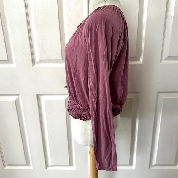 American Eagle Outfitters purple long sleeved top - Image 4