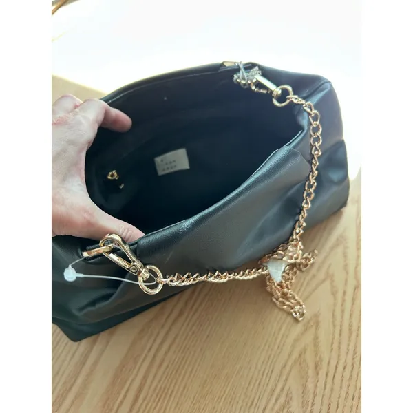 New Women’s A New Day Faux Leather Handbag 👜 Purse Black 7”x13”x7 - Image 12