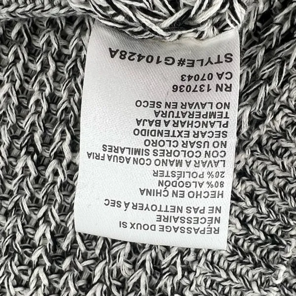 Lovemarks Chunky Knit Halter High Neck Sleeveless Sweater Heather‎ Grey S - Image 8