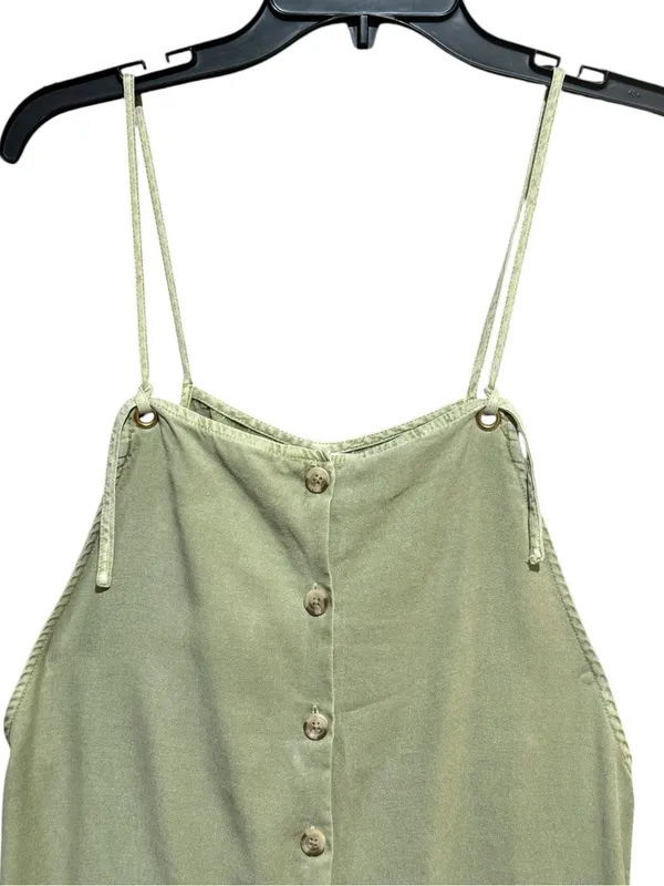 BILLABONG Beach Cruiser Jumpsuit M Avocado $80 Retail EUC - Image 4