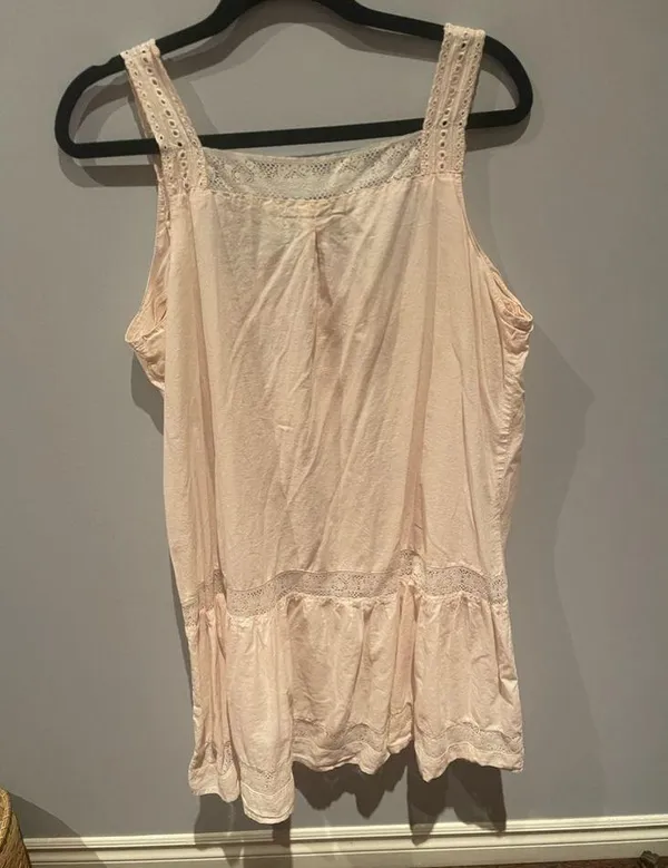 Cute Light Pink Glam Vintage Soul Dress In Size L - Image 5