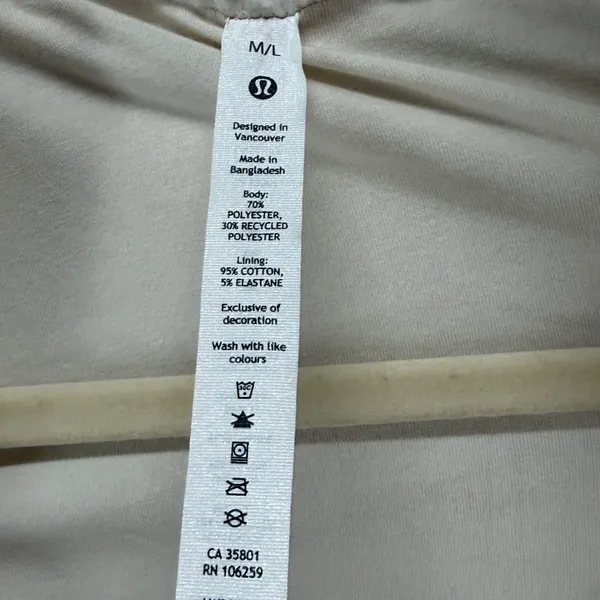 Lululemon Scuba Oversize Half Zip Sherpa Sweatshirt M/L Ivory Fleece Funnel Neck - Image 12