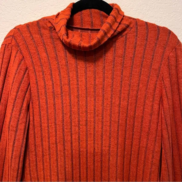 NWOT. Elegant Long Sleeve Rust Dress​‎ - Image 5