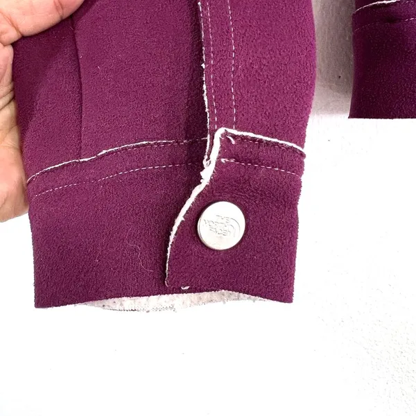 The North Face Womens Medium A5 Series Kanten Sherpa Shearling‎ Bomber Jacket - Image 6