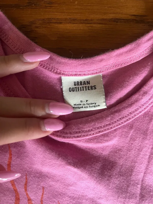 Urban Outfitters Pink Crop Top - Image 2