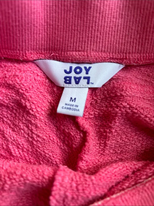 Joy Lab Women's Pink Drawstring Lounge Shorts - Image 3