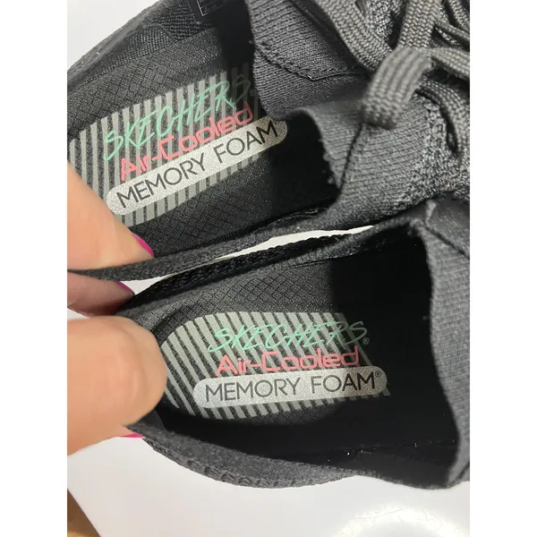Skechers Ultra Flex Sneakers Women 8 Black Good Air-Cooled Memory Foam knit - Image 5
