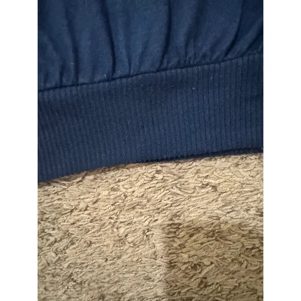 Cropped Sweatshirt‎ Women's Medium Navy - Image 2