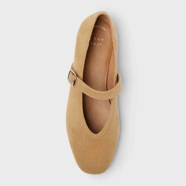 NEW Elena Mary Jane Flats Memory Foam Insole - A New day Taupe Target 8.5 - Image 6
