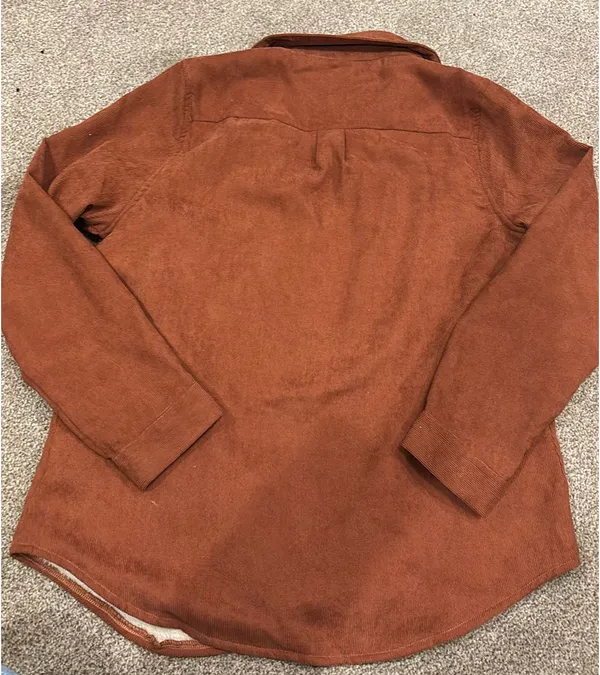 Burnt orange/brown shacket Orange - Image 2
