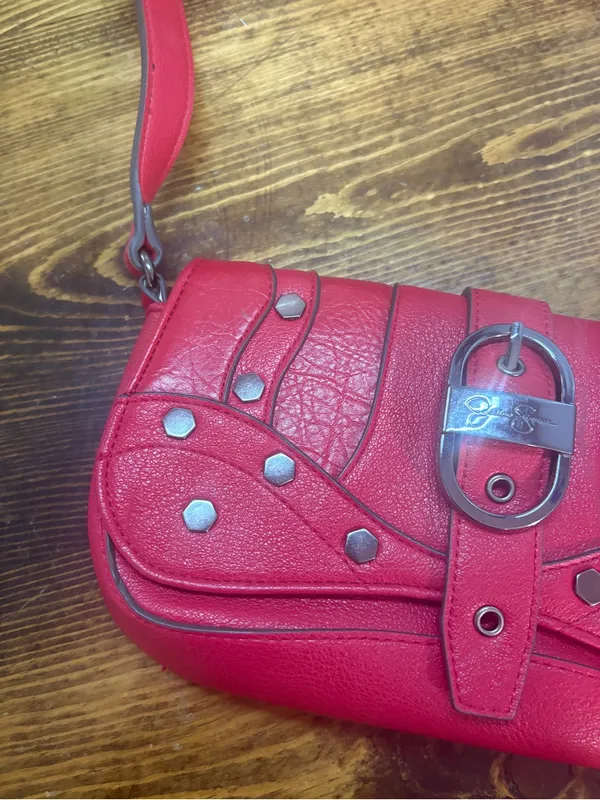 Jessica Simpson red shoulder bag - Image 3