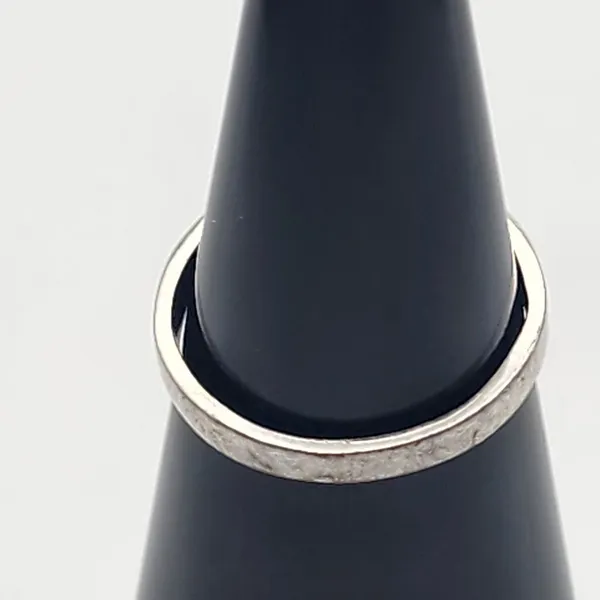 14K White Gold Plated Heart & CZ Ring (5) - Image 4