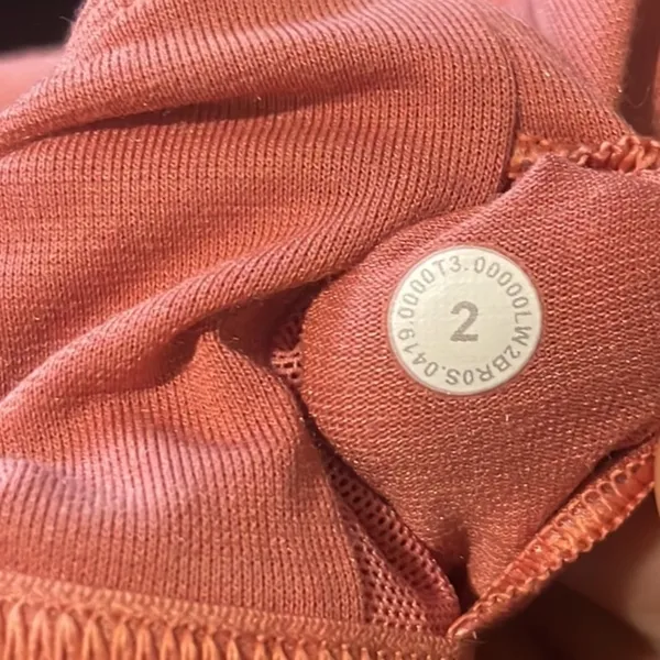 Lululemon x Roksanda My Element Bra in Rustic Coral Garnet Fools Gold Size‎ 2 - Image 10