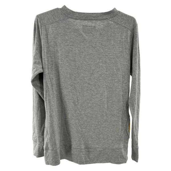 NFL ProLine Steelers Large embroidered long sleeve fitted tee football gray - Image 2