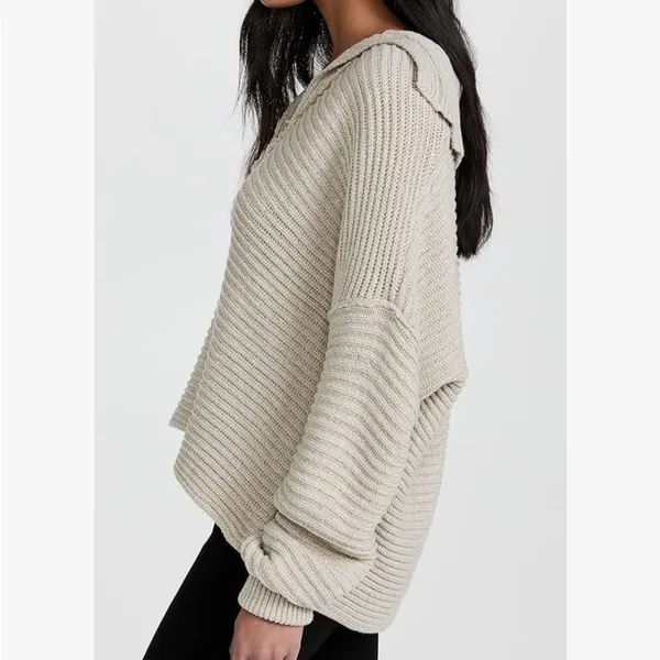 Free People Marlie Pullover Knit Sweater - Image 4