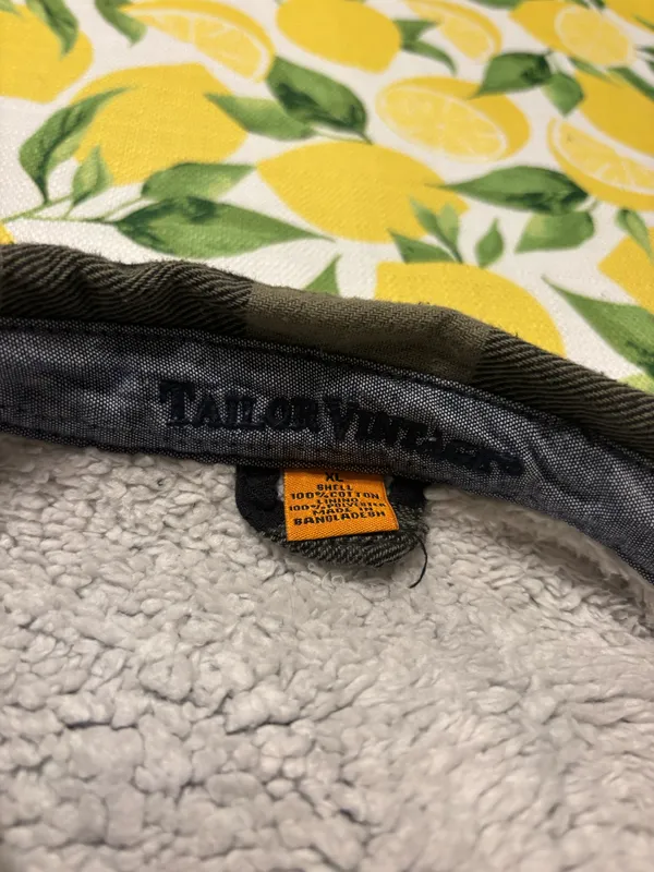 Sherpa winter coat flannel Green Size XL - Image 4