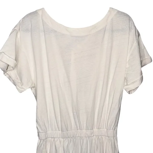 Free‎ People Free-est Jumpsuit Womens Small White Excellent Open Back Tie Detail - Image 4