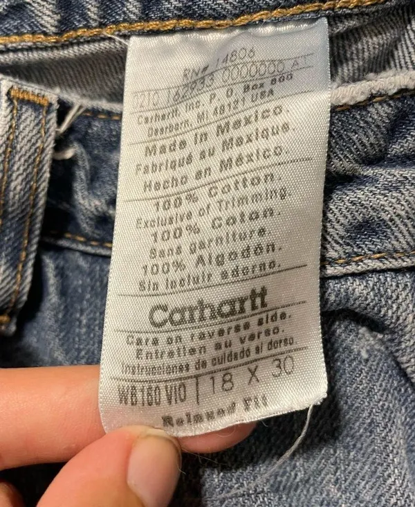 Vintage Women’s Carhartt Denim Jeans - Image 5