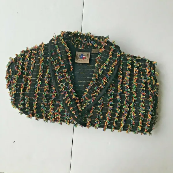 Don't Mess with Texas Jacket Blazer Large Multi Color Concho Buttons Vin… - Image 8