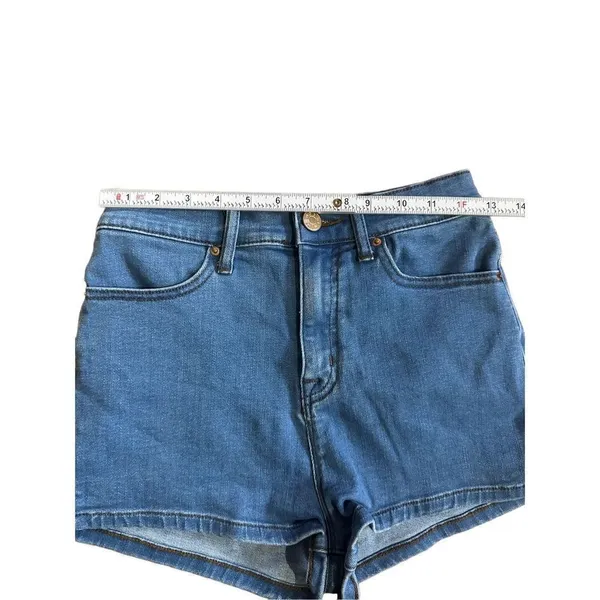 BDG Pinup Super High Rise Light Wash‎ Shorts Size 25 - Image 7