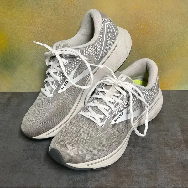 Brooks Ghost 14 Women's Gray Running Shoes Size 8B - Image 13