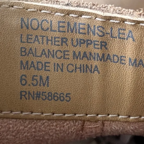 Nordstrom Rack Tan Leather Suede Western Chelsea Ankle Boots Square Toe 6.5 NEW - Image 7