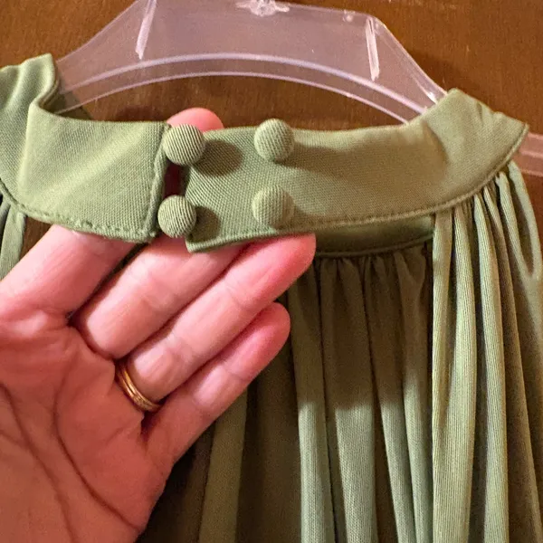 Abercrombie & Fitch Vol. 28 Sheer Halter Maxi Dress in Green - Image 13